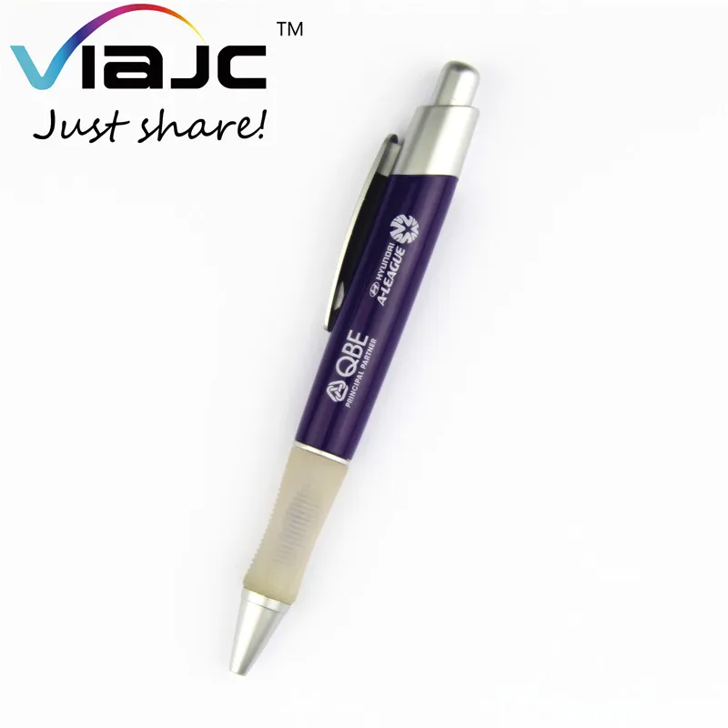 Jumbo plastic ballpoint pen with soft grip suitable for person with Arthritis