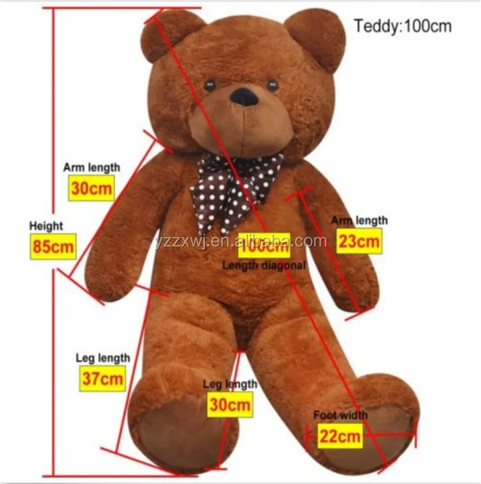 free sample Extra Large Soft Toy Plush Teddy Bear Giant Huge Jumbo Big XXL Cuddly 150cm Tall 175cm Tall