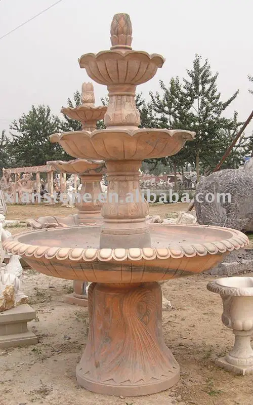 Factory directly supplies marble tier water fountain