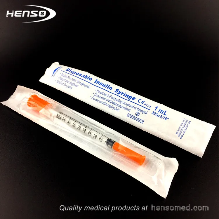 
Henso Plastic 1cc Insulin Syringe 