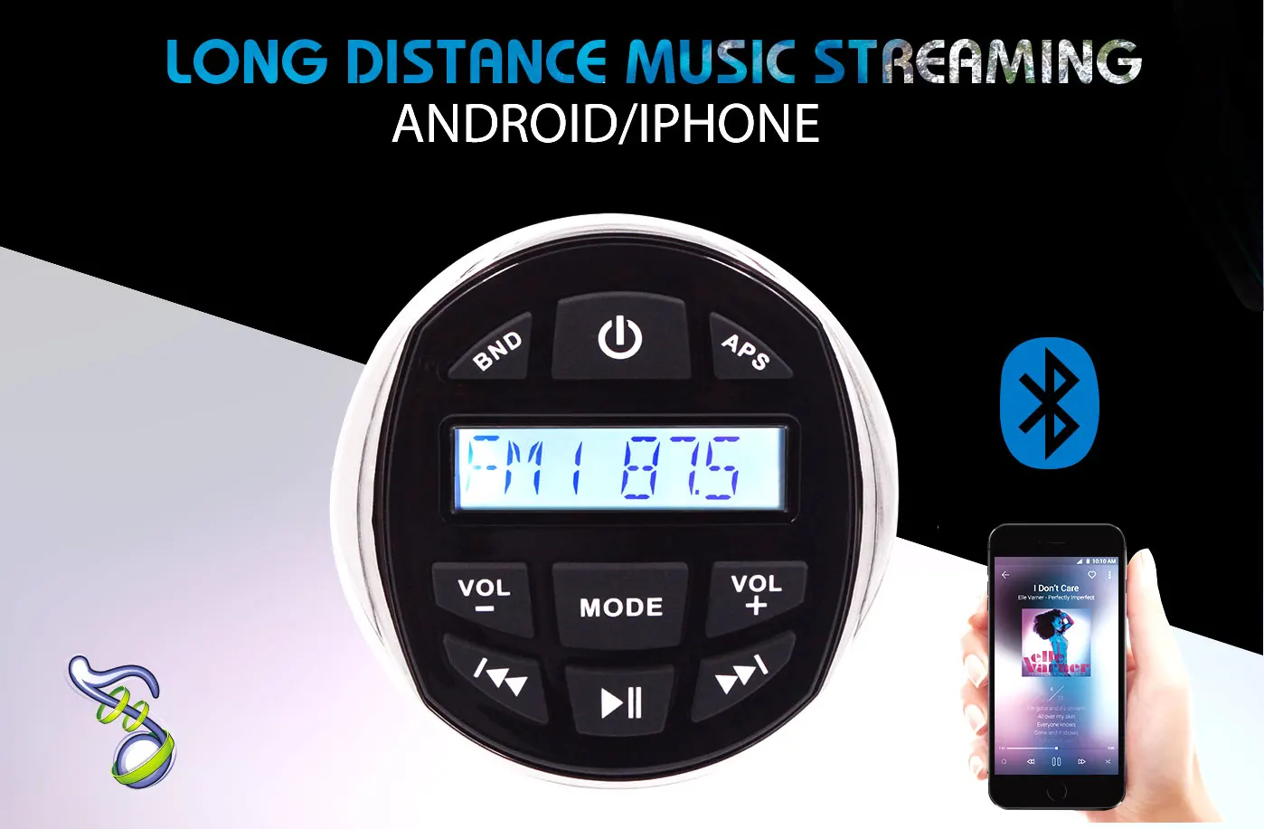 
Hot sell waterproof radio mp3 waterproof radio mp3 player for motorcycle 