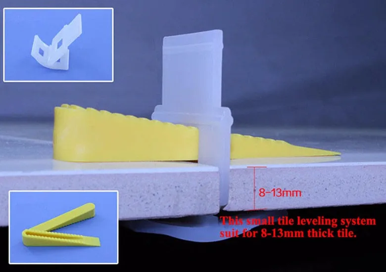 Factory direct tile accessories tile leveling system bent clips and small wedges