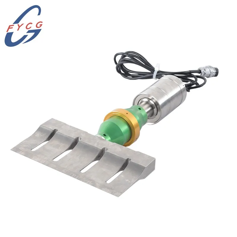 Food industry 20khz ultrasound candy cake pizza food slice equipment cheese making machine food cutter ultrasonic cake cutter