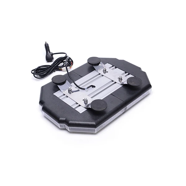 
12V Amber Led ambulance bar light Low Profile Police Led Roof Mini Lightbar with Siren Speaker 