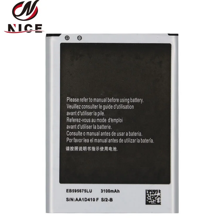 Top quality 3100 MAH 3.8V replacement battery For Samsung Note 2