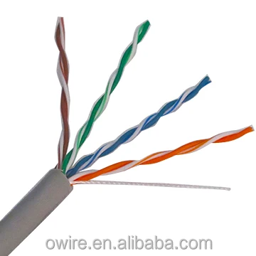 Телекоммуникационные ПВХ LSZH 0.5 мм 24awg cca cat5e utp кабель losh
