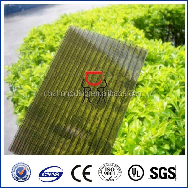 6/8mm transparent polycarbonate roofing sheets for greenhouse