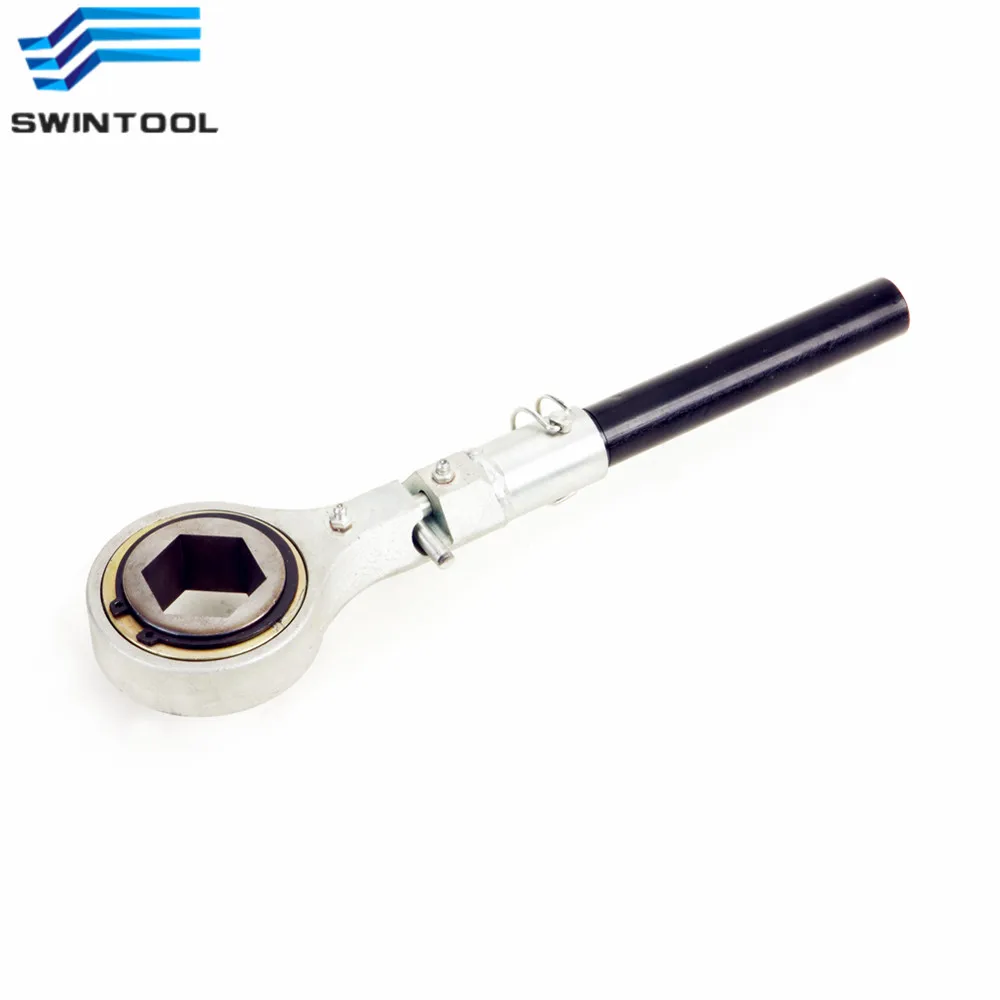 High Quality Cheap Closed Stainless Steel Ratchet Close Rotating Ratchet Turnbuckle With Rubber Handle