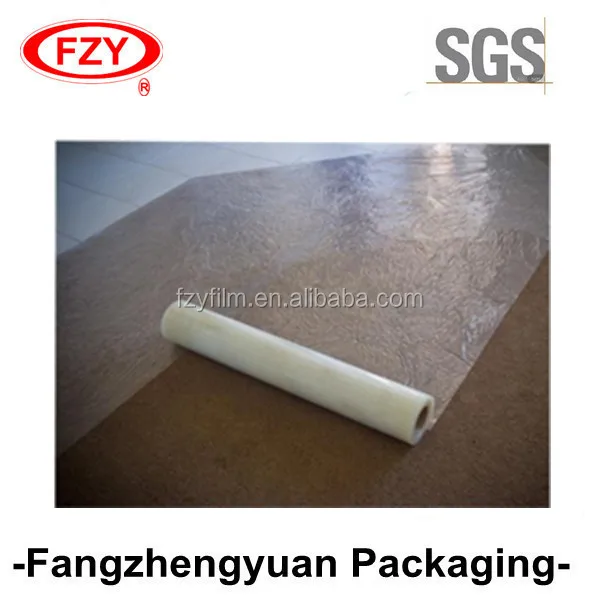 
PE protective film Self Adhesive Plastic Roll for using in carpets 