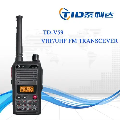 Td-v59 самое лучшее ctcss/рс большой жк-дисплей двухстороннее радио уоки-токи