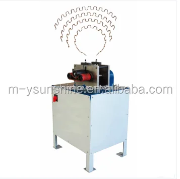 SWQ-1 Zig zag sofa spring curving machine, furniture S shape spring making machine