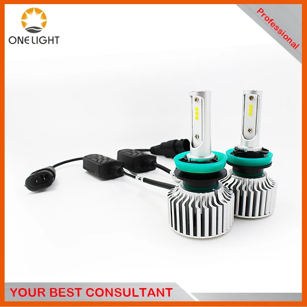 Светодиодные фары T5 яркий встроенный canbus безошибочную высокой ближнего света H4 hid галогенные заменить фары комплект