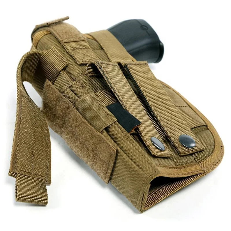 IPSC Tactical Molle Pistol Gun Holster Modular Combat Airsoft Waist Belt gun bag for Right Hand