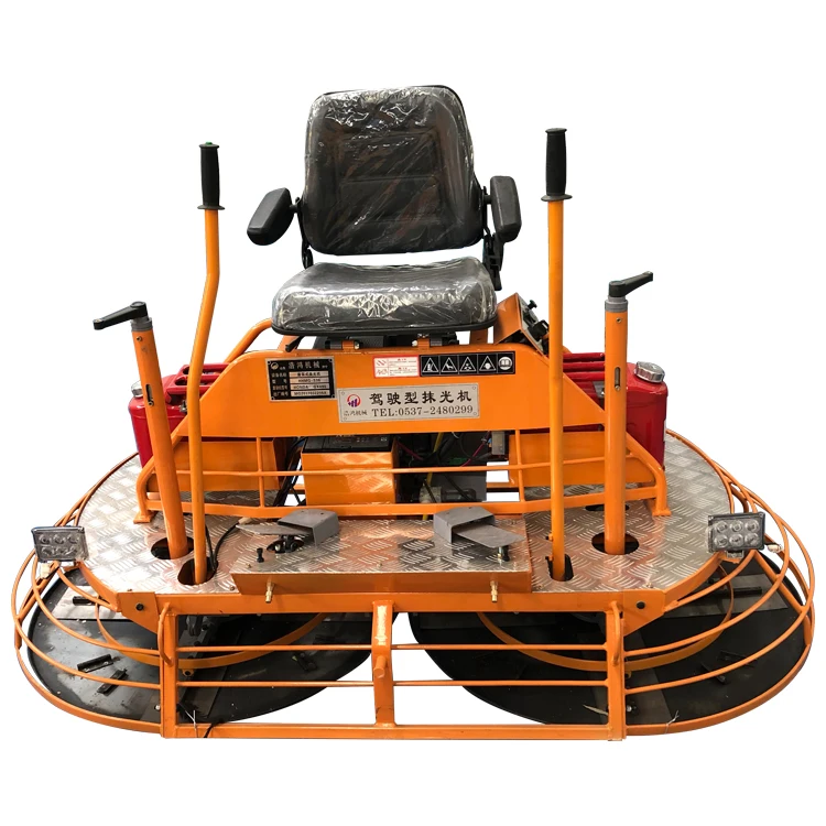 GX690 gasoline ride on concrete power trowel machine for sale with 8 blades