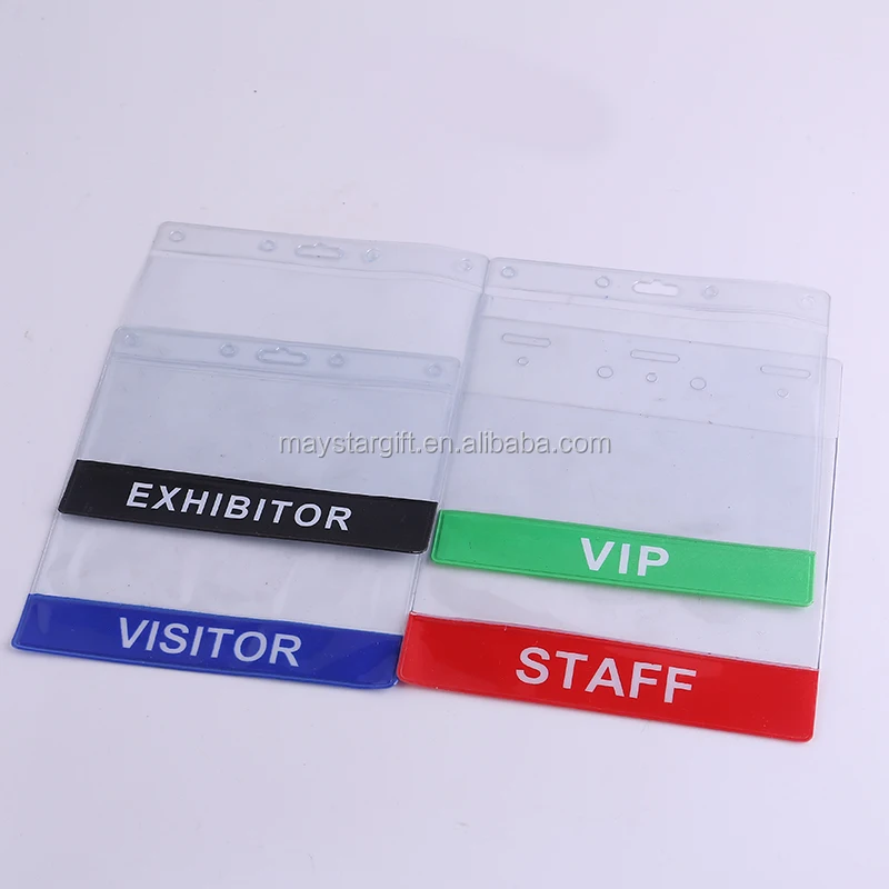 High Quality Hard Plastic ID Card Holder