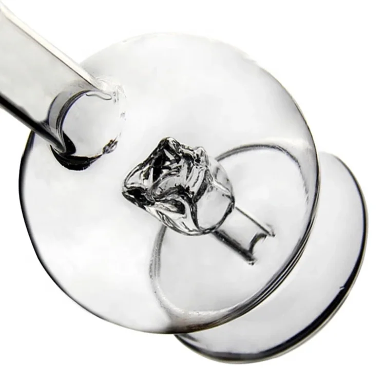 Art Decanter Borosilicate Glass Wine Bottle Whisky Vodka Liquior Rose pattern Glass decanter for Bar