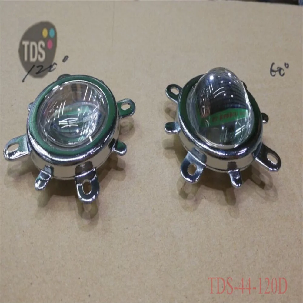 
60 degree / 90 / 120 degree 44mm 57mm 77mm cob lens with reflector for 5W 10W 30W 50W 100W LED 