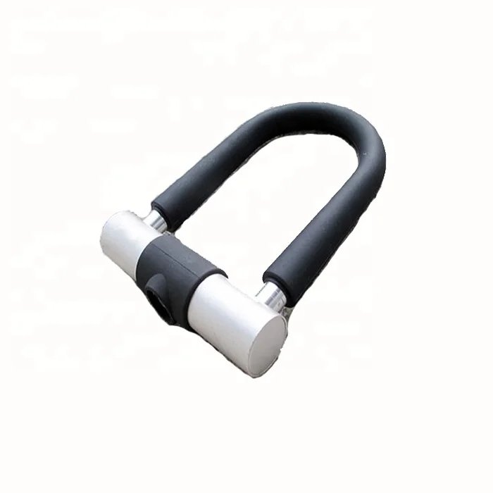 wholesale bicycle accessories cycle lock with code ABS PVC steel copper bike 4 digit combination bike u type bicycle lock