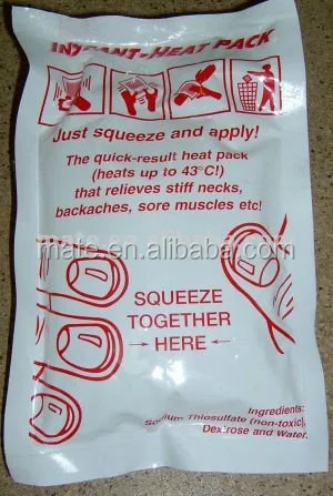Disposable Instant Heat Pack For First-Aid And Emergency