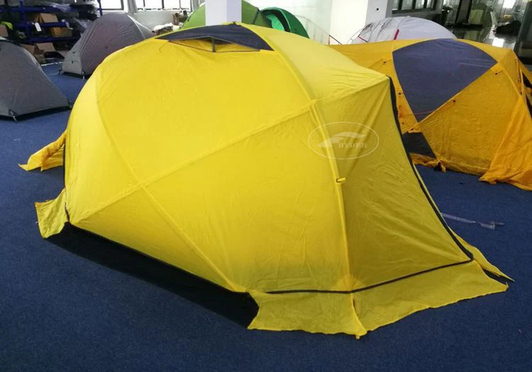 High Altitude Solution Windshed 3-4 Season Strong Double Layer Expedition Adventure Geodesic Mountain Tent with Snow Flap
