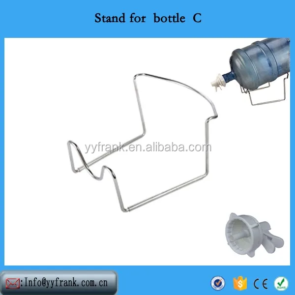 Water dispenser bottle stand for bottle with faucet