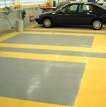 industrial heavy duty vinyl plastic flooring interlocking pvc garage floor tiles