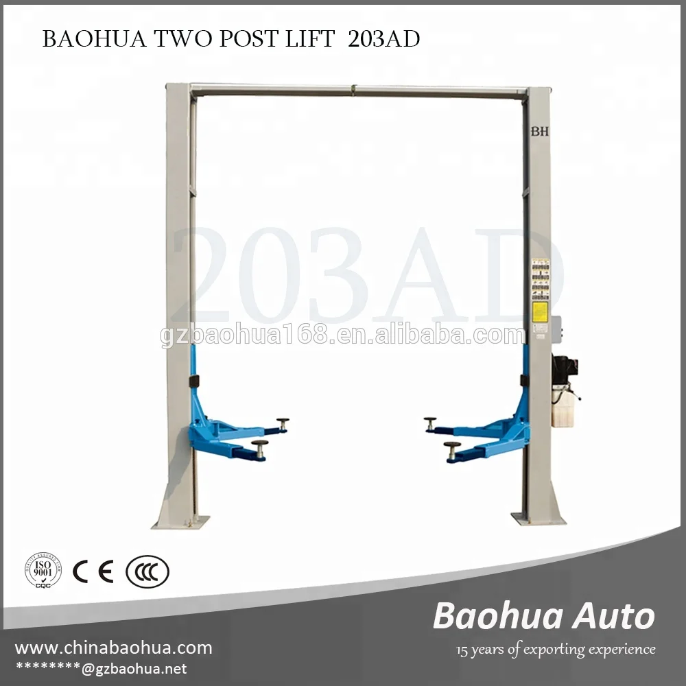 
two post lift /Two Post car hoist/Hydraulic Car Lift 203AD 