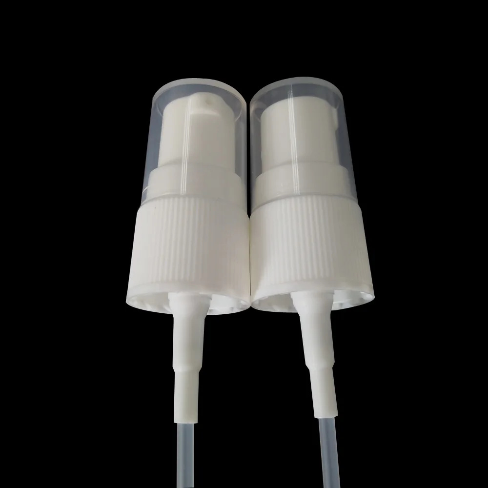 18/410 white color plastic cream pump , 18 410 treatment cream pump