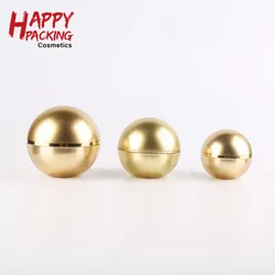 10g 15g 30g 50g Plastic Gold Ball Shape Cream Jar Cosmetic Whitening Cream Jar