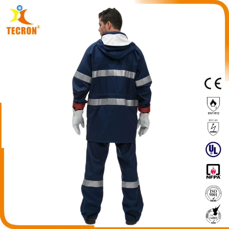 11.8cal FR Arc Flash Electric resistant Rainwear Suit