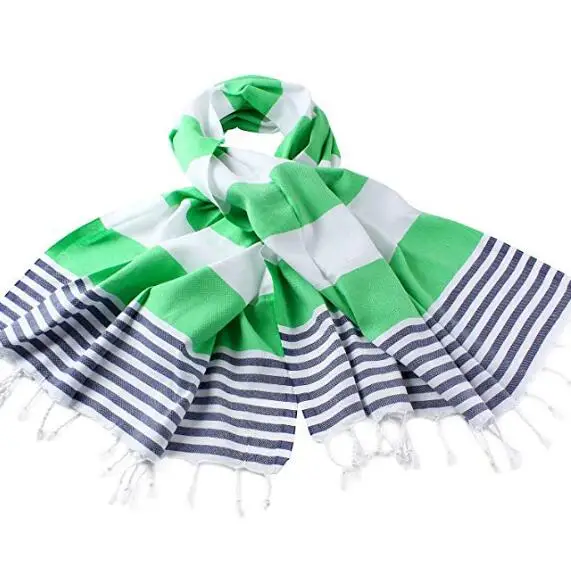 Classic Turkish Peshtemal Towel 100% Cotton 39 X 70 Stylish Bath Beach Spa and Fitness Towel