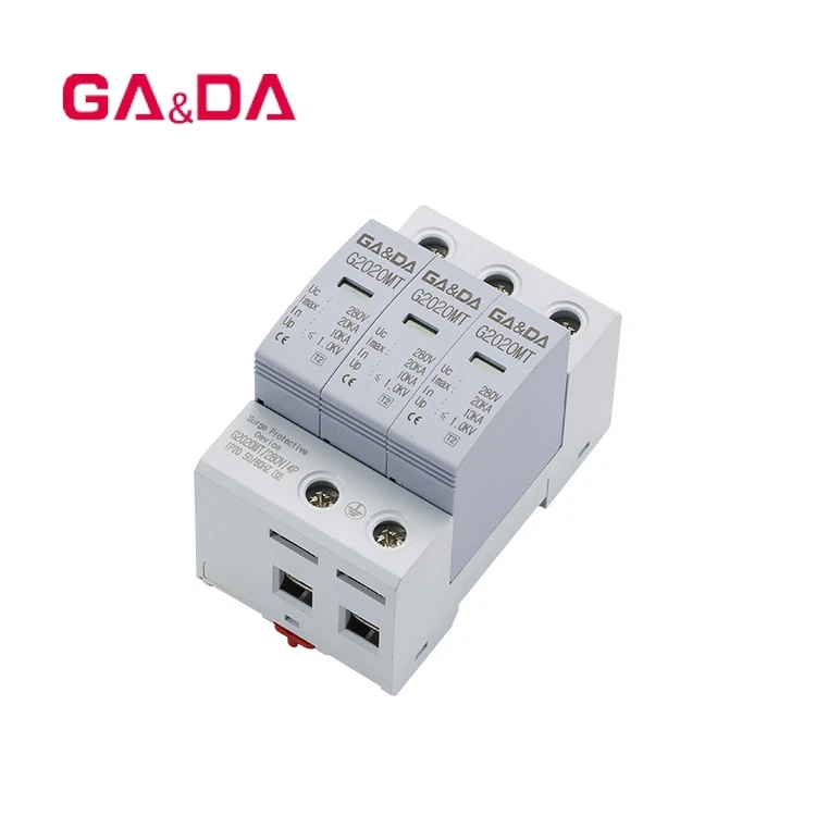  220v прибор переменного тока 3-полюсный для защиты от перенапряжений устройства в Китае (стандарты CE CQC