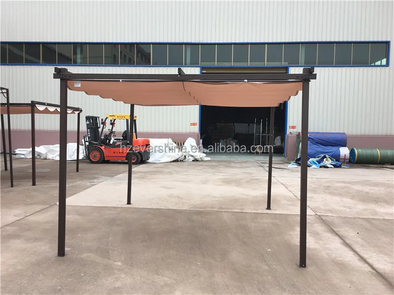 Luxury Special Offers Garden Line Cast Wrought Iron Steel Metal Frame Gazebo Folding