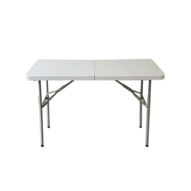 Наружный или внутренний Портативный Прямоугольный складной выставочный стол HDPE