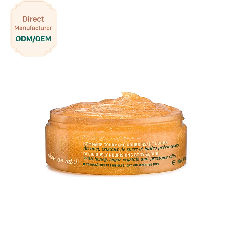 
Deep Cleansing nourishing body Scrub with Honey sugar 