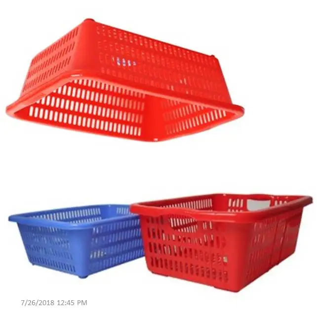 Plastic Storage Basket, Plastic Fruit Basket