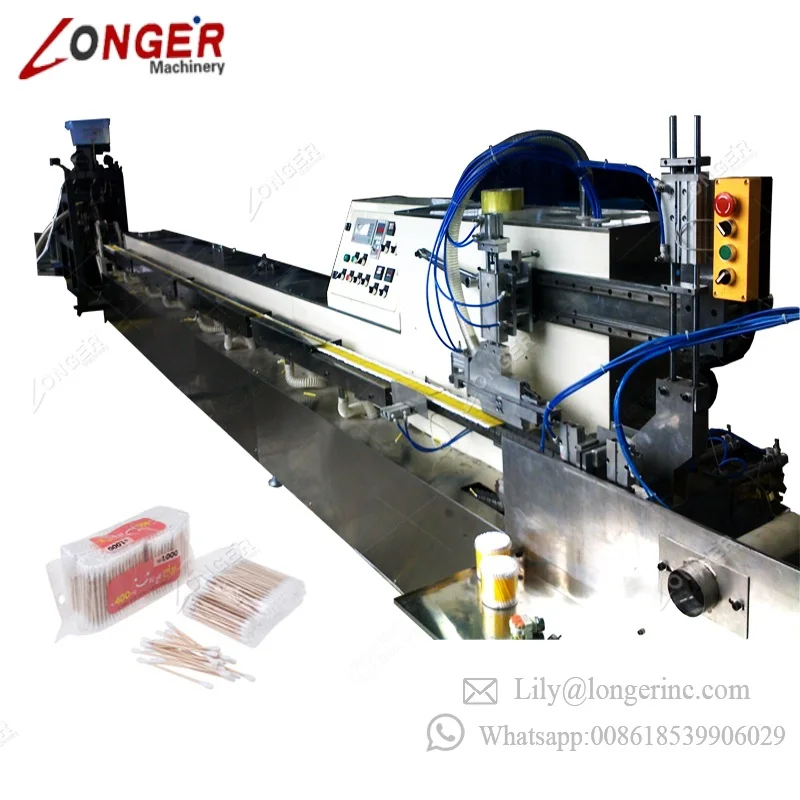 Best Price Automatic Product Line Double Head Plastic Sticks Q-Tip Ear Cleaning Stick Maker Cotton Buds Machine For Making Swabs