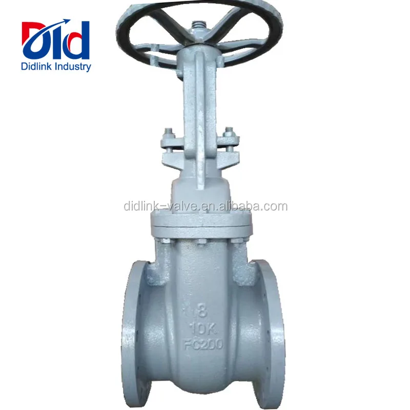Cast Iron DN300 PN25 Long Non-Rising Stem Ball Body Direct Buried Underground With Flanged Through Water Oil Gas Gate Valve