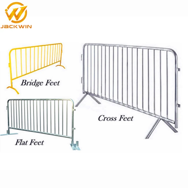 Powder Coated 2M Steel Fence Barrier For Crowd Control