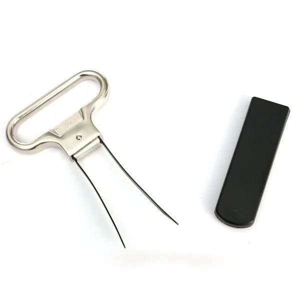 High Quality Newest Two-prong Cork Opener Ah-so Wine Opener Professional Red Wine Bottle Opener