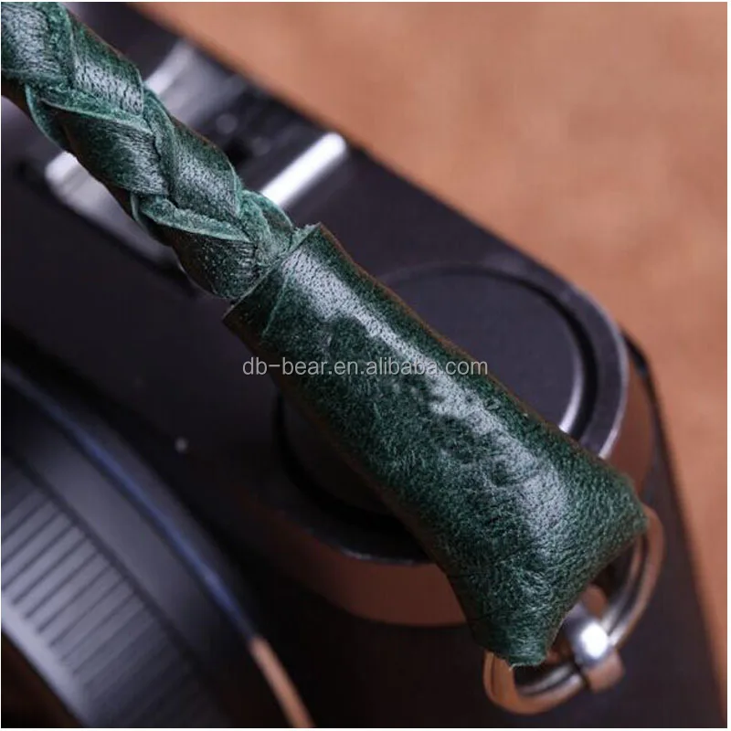 
high quality cowhide strap handmade leather camera strap 