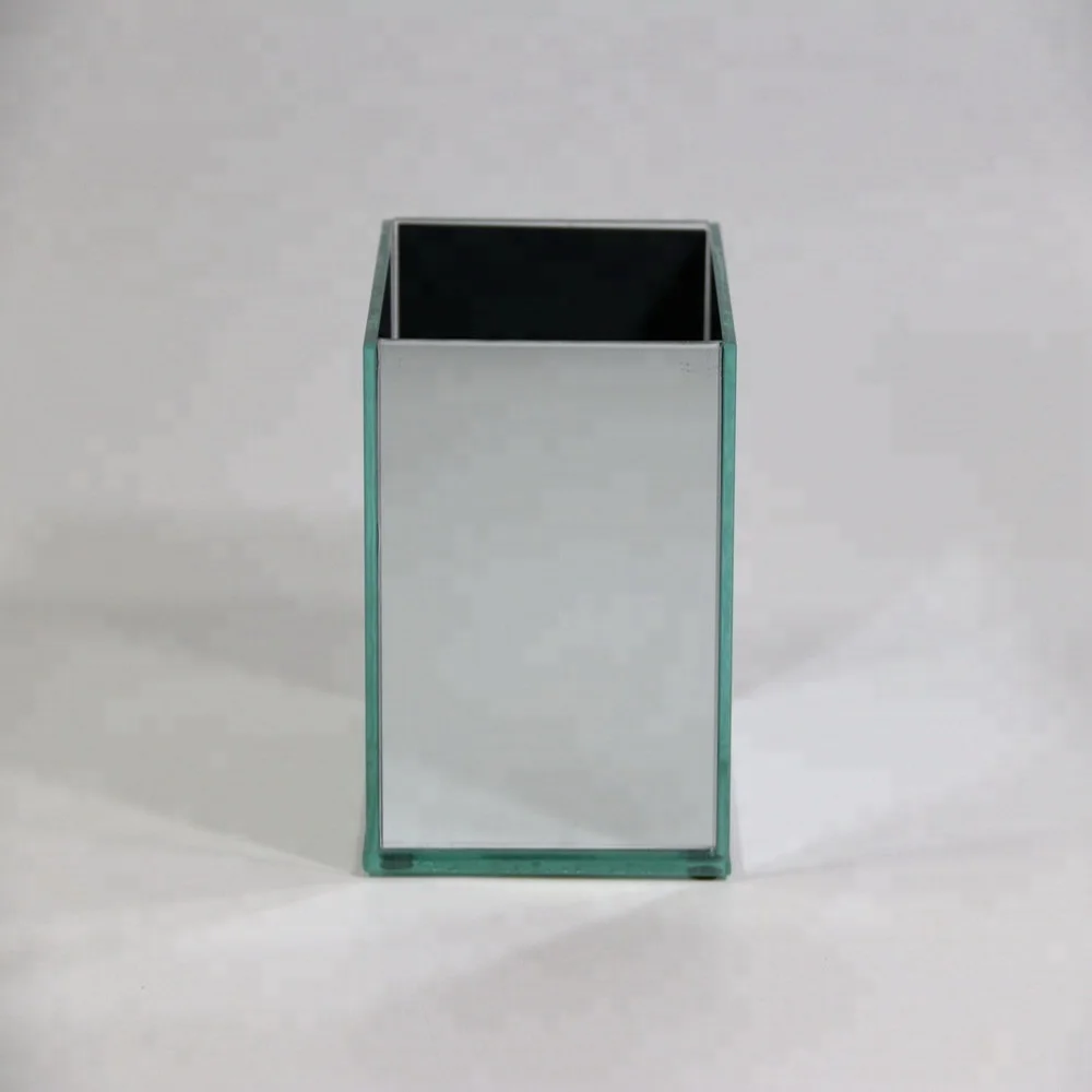 high quality guaranteed mirror vase cube square table decorations