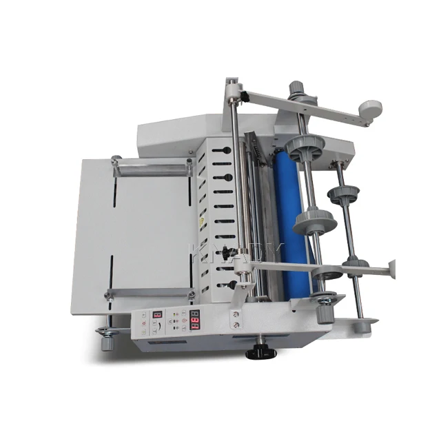 digital steel roller small laminator laminating machine for printing shop office