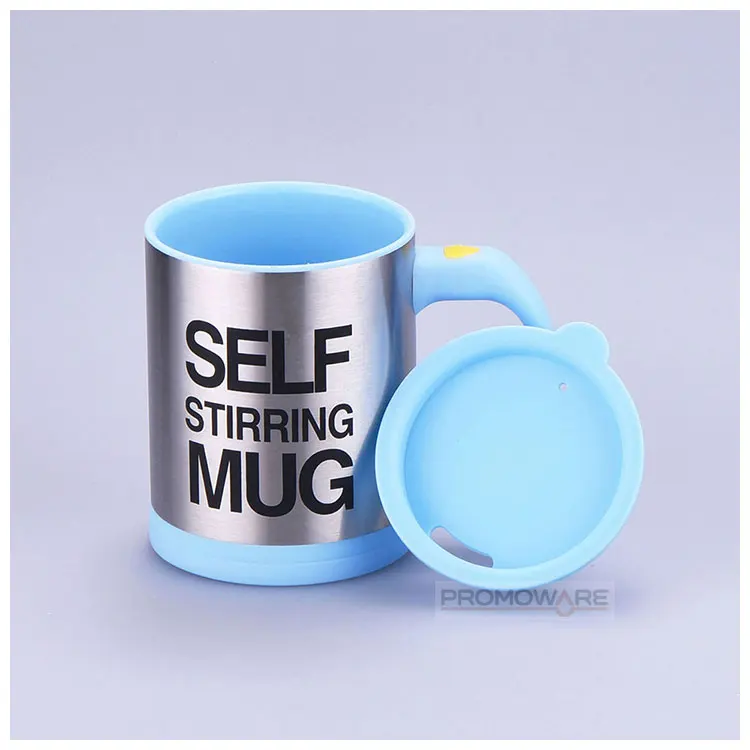 
Battery Powered 14oz Automatic Auto Self Stirring Mug Mixing Coffee Cup with Handle Electric Mixer Self-Stirring Cup 