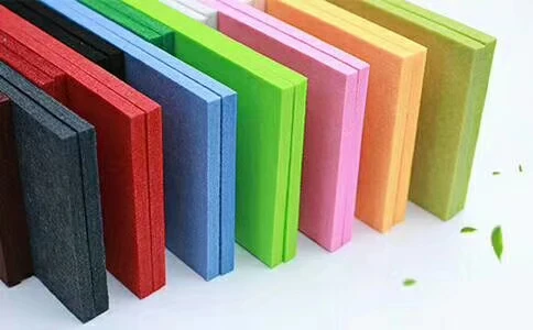 Новейшая Звукоизоляционная 9 мм полиэфирная акустическая настенная панель с картонной