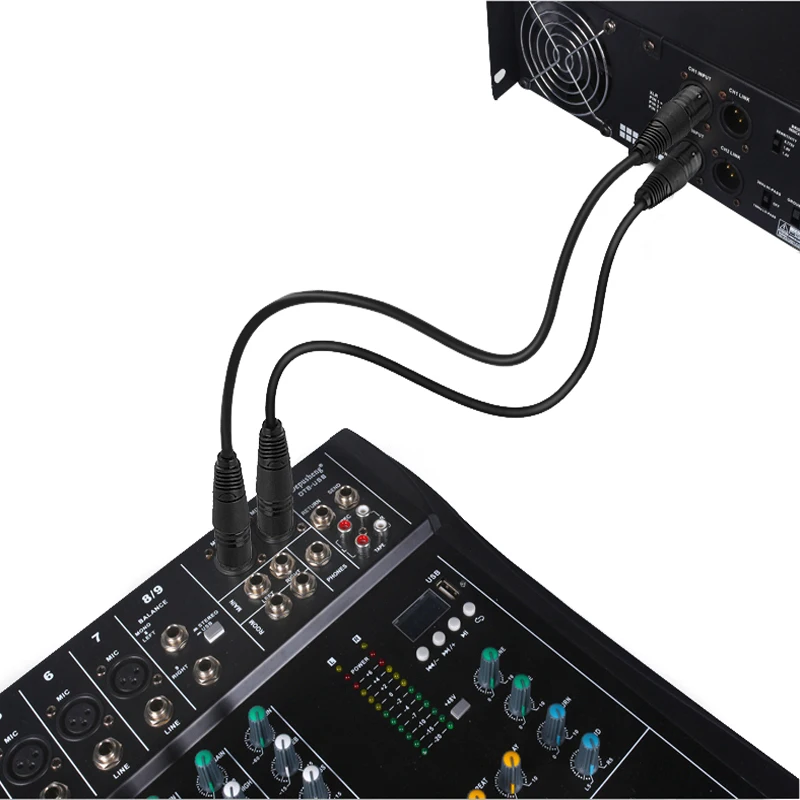 
DMX XLR Cable Stage Pin Connector 