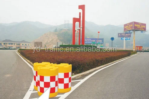 Road Safety Warning Plastic Water Barrel high quality water filled traffic barrier