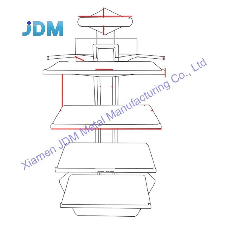 graceful simple flooring stand chain stores shopping mall retail metal clothes garments shop fixture