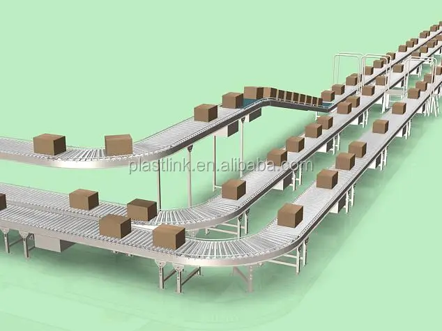 
Plast Link Industrial Belt Conveyor System,Skirt Rubber Belt Conveyor Making Machine, Gravity Roller Conveyor Price 