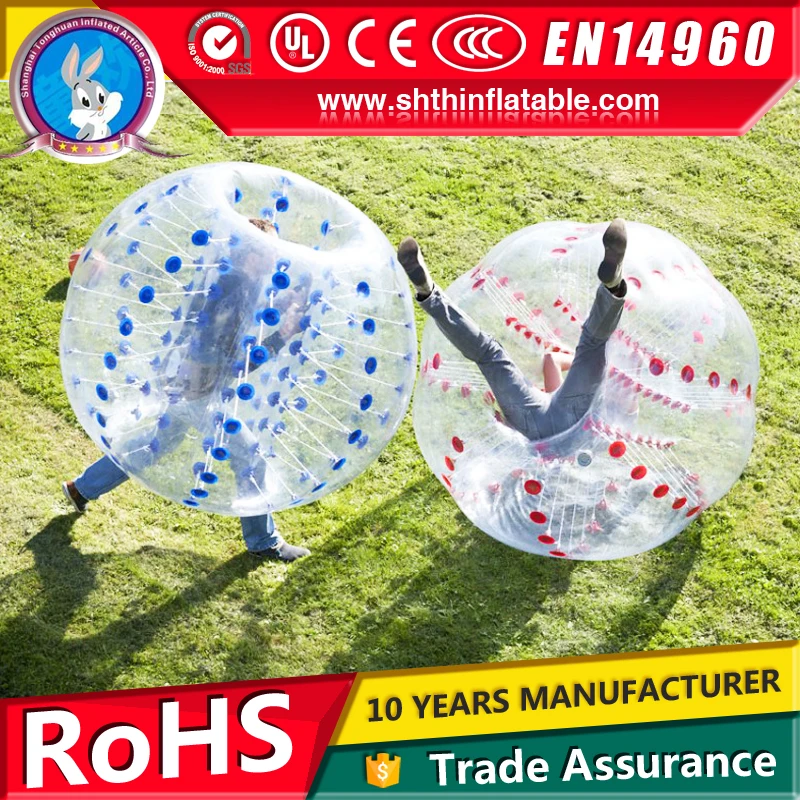 factory supply inflatable bumper balloon, body bumper ball for sale